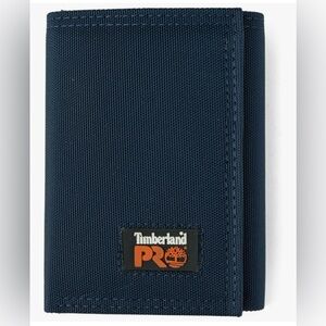 NWT! Timberland PRO Men's Cordura Nylon Trifold Wallet with ID window